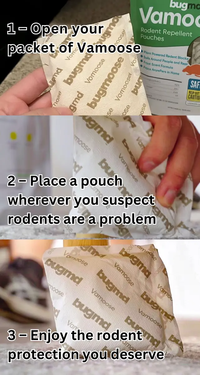 how to use vamoose mice repellent